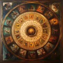 Fototapeta premium astronomical clock