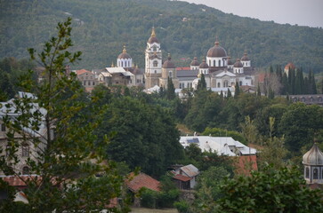 Fototapeta premium An Orthodox temple is a religious building of the Orthodox Church, intended for joint worship by a community of believers