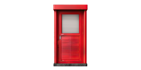 Highway emergency call box, for contacting authorities in case of emergency, isolated on transparent background PNG