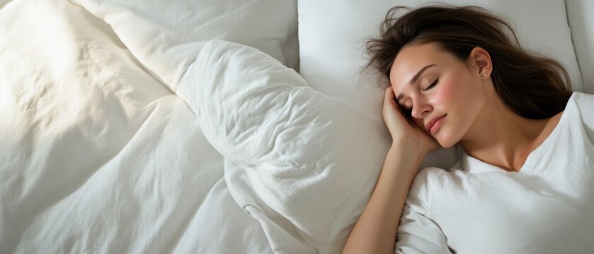 Show restful vs. restless sleep: peaceful, undisturbed sleep contrasted with an image of restless tossing and turning, highlighting the variations in sleep quality