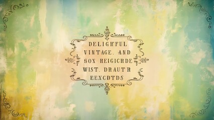 Obraz premium Illustration of a vintage style paper background using pastel colours