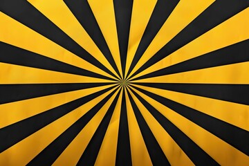 Obraz premium Yellow and black sunburst background with copy space for text or design