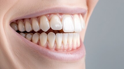 Obraz premium Bilateral Symmetry in the Teeth and Jaw, Discuss the bilateral symmetry of the human teeth and jaw, focusing on how it enables balanced chewing and grinding of food