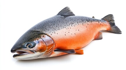 Obraz premium Freshly Caught Salmon