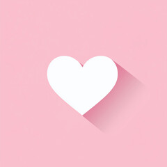 pink heart on pink background