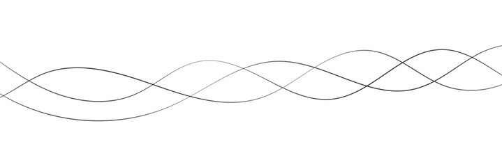 Abstract grey, white smooth element swoosh speed wave modern stream transparent background. Abstract wave line for banner, template, wallpaper background with wave design. Vector illustration in eps10