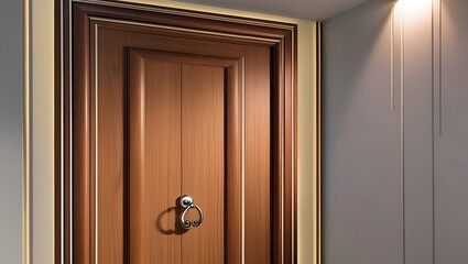 door with a handle