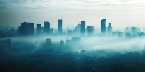 The Muted City: A cityscape dominated by smog and the distant wail of sirens.