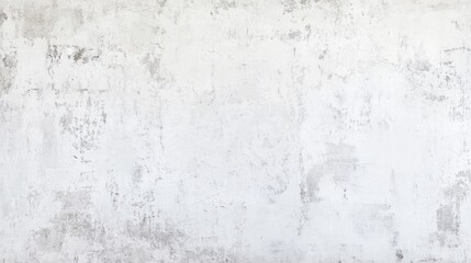 Fototapeta premium White old concrete wall light grunge texture wide banner format background with copy space for text. Grunge light gray Soft white texture