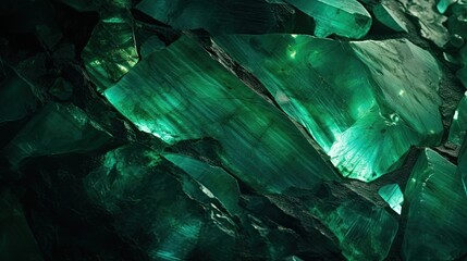 Jade stone texture with its deep green hue and luster.