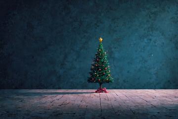 クリスマスツリーの背景