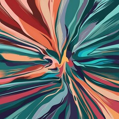 Obraz premium Brushed Painted Abstract Background. Brush stroked painting. Strokes of paint. 2D Illustration.