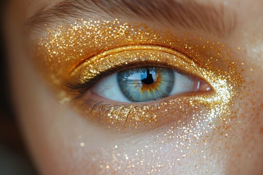 Sequin makeup hotsell