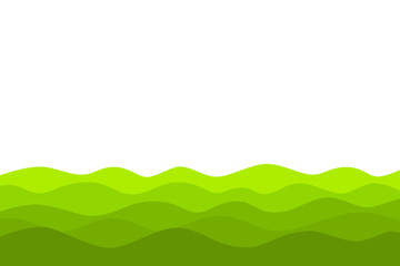 Obraz premium green papercut background design 