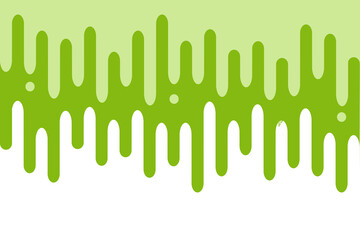 Obraz premium green dripping liquid