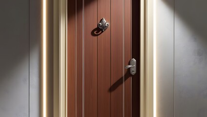 door handle and lock