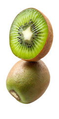 Fototapeta premium kiwi fruit isolated on white, png
