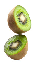 Fototapeta premium kiwi fruit isolated on white, png