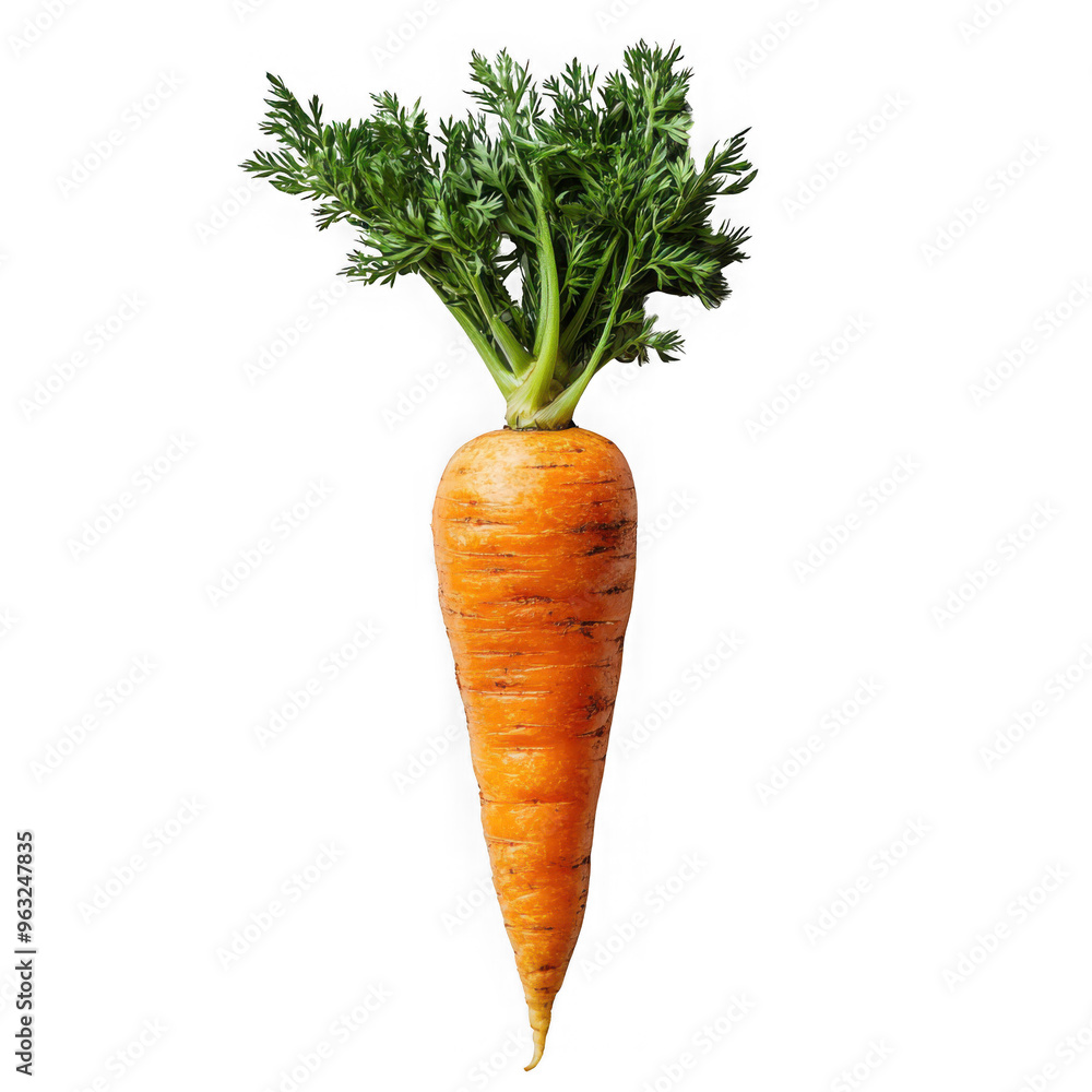 Wall mural carrot isolated on a transparent background png file no background_1 png file