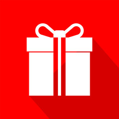 Gift box icon design illustration template vector isolated