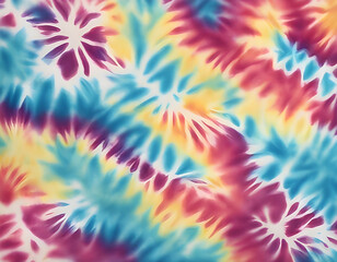 Tie dye pattern background. Close of tie dye pattern abstract background.