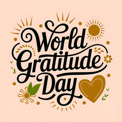 Obraz premium world gratitude day