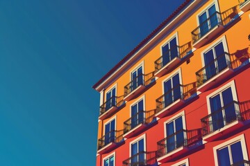 Obraz premium gable of a traditional half-timbered house in Marbach, Germany. Beautiful simple AI generated image