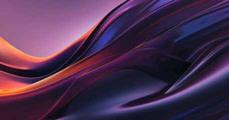 Fototapeta premium A vibrant abstract wave of colors flowing smoothly, creating a dynamic visual effect.