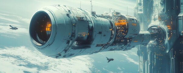Massive space elevator base station