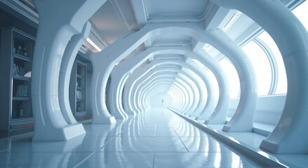 blue tunnel in the tunnel