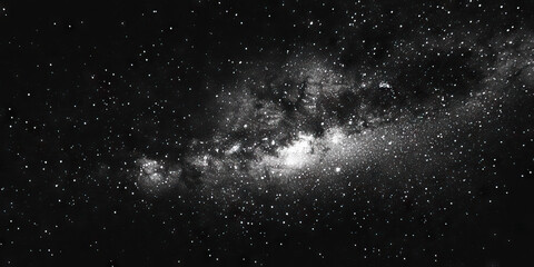 Velvet Void: A pitch-black night sky, filled with countless stars, their twinkling light contrasting with the inky darkness.