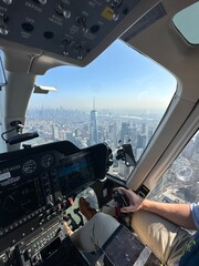 cockpit of a helicopter 