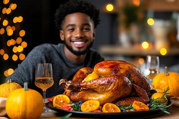 Thanksgiving trend, mindfulness practices, present moment awareness helps reduce stress and increase gratitude during the holiday