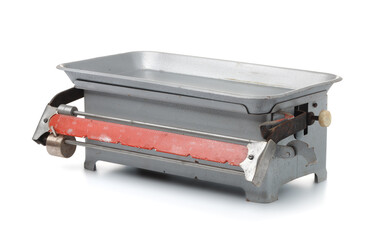 Old lever kitchen weighing scales