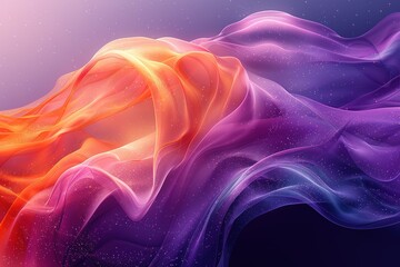 Fototapeta premium A digital art piece with vibrant, flowing lines , free space for text --ar 3:2 --stylize 750 --v 6 Job ID: a694afe0-8893-4761-9cdd-276bba0c31b2