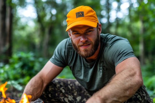 Adventurous wilderness survival, living off the land, mastering nature teaches you to rely on your instincts and skills in the wild