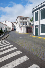Street in Horta, Faial, Azores