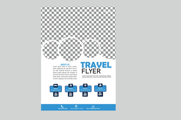 Creative Business Travel Flyer Design Template