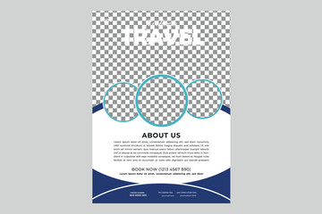 Creative Business Travel Flyer Design Template