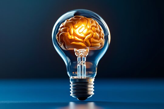 Beautiful mind, thoughtful ideas, creative genius finds solutions and inspires others through innovative thinking