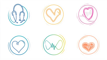 Heartbeats and Health Icons