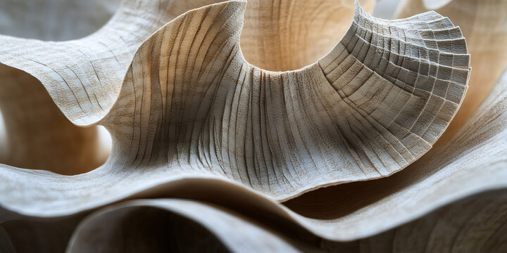 Intricate Folds: A skillfully folded paper sculpture, meticulously crafted by expert hands, without any visible creases.