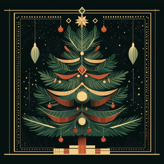 Art Deco Christmas Tree
