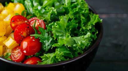 salad with vegetables