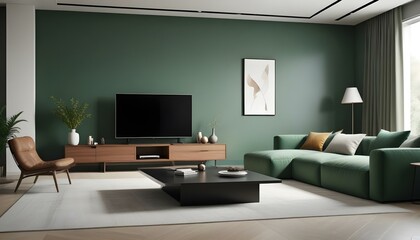 Photo interior modern design room 3d illustration