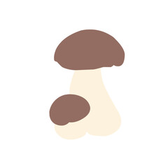 Fototapeta premium Mushrooms vector flat illustration