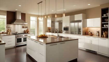 Photo interior modern design room 3d illustration