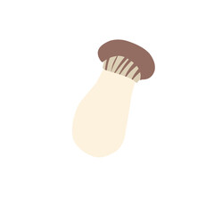 Mushrooms vector flat illustration