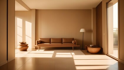 Photo interior modern design room 3d illustration