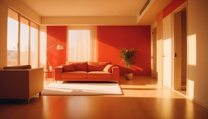 Photo interior modern design room 3d illustration
